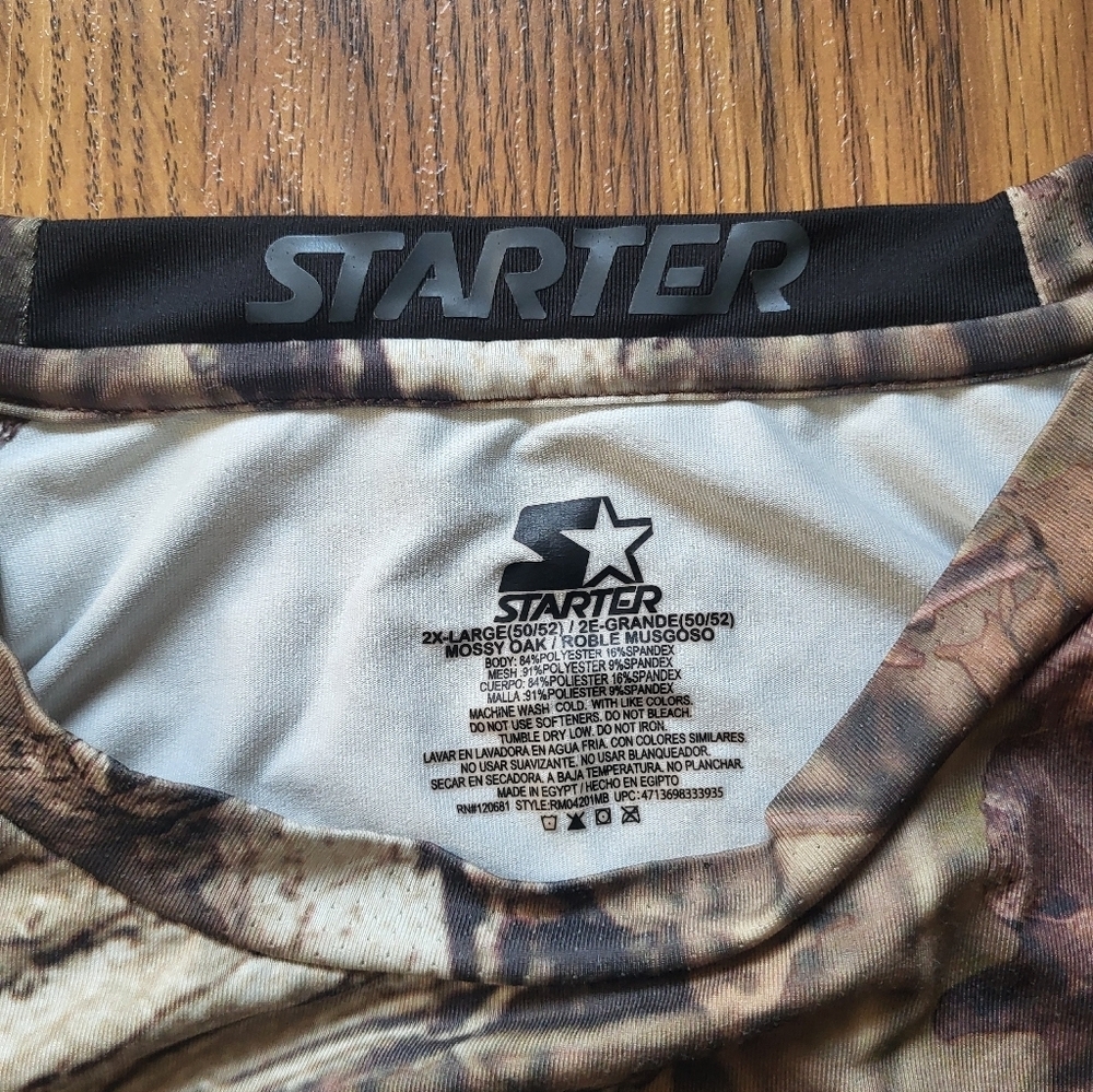 Mossy Oak Starter "Break Up Infinity" Women's Tee Poly/Spandex Camo 2xl B36 - Picture 4 of 6